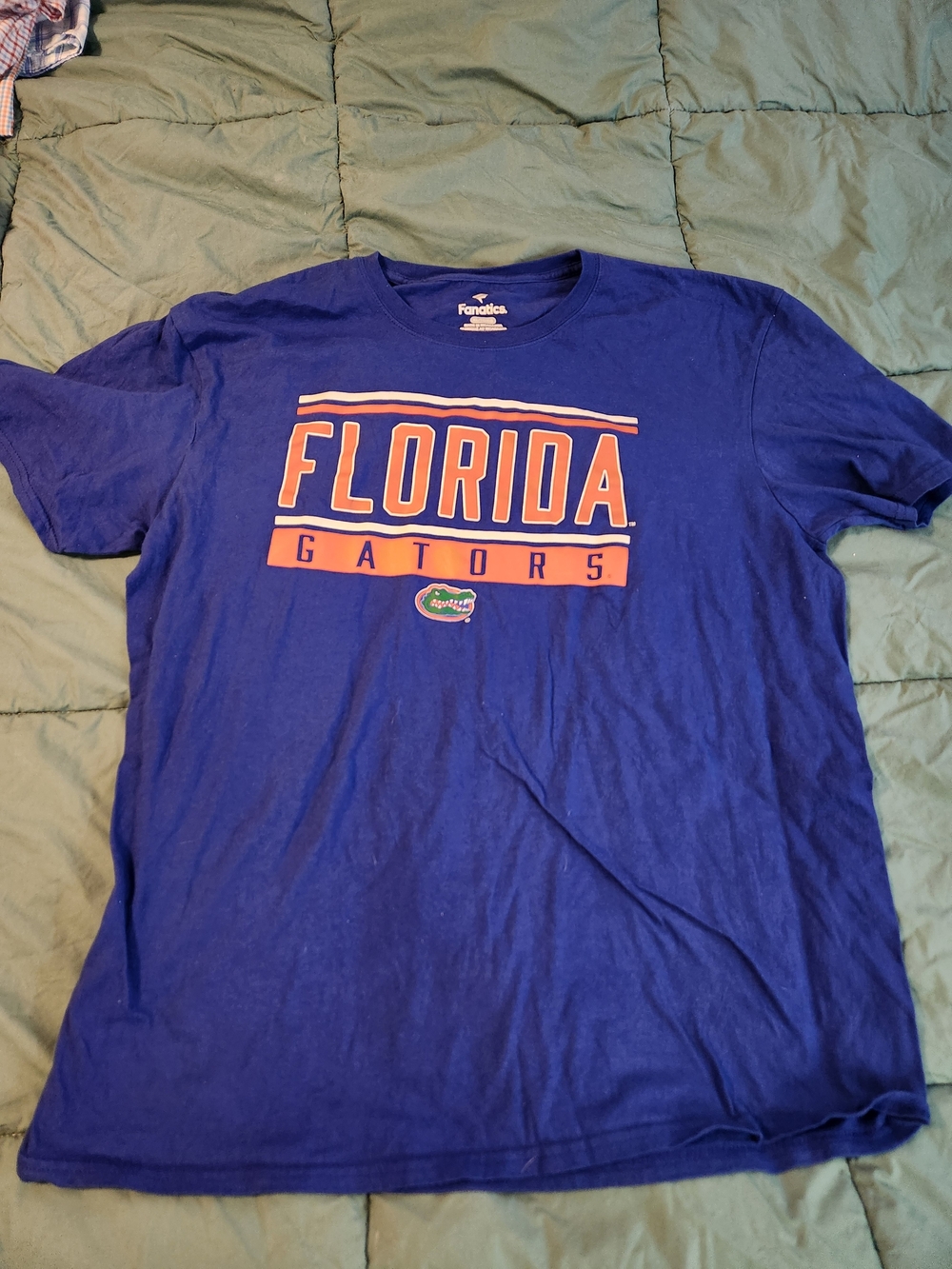 Fanatics Royal Blue Florida Gators Graphic Tee with Orange Accents